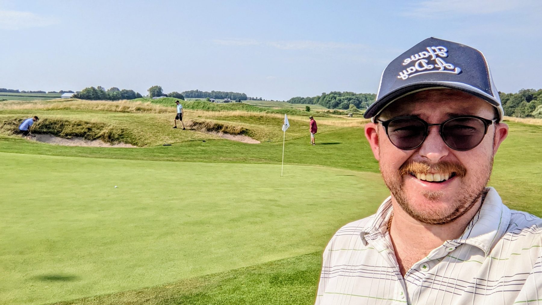 Bob Campbell on a golf course